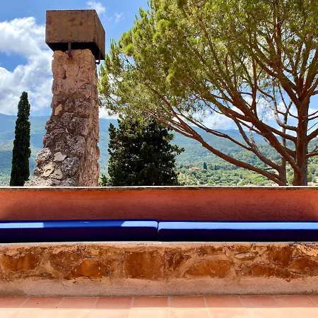 Casa Sul Poggio Pertuso Con Ampia Terrazza Panoramica Sulla Laguna Di Orbetello E Monte Argentario アパート Cala Galera